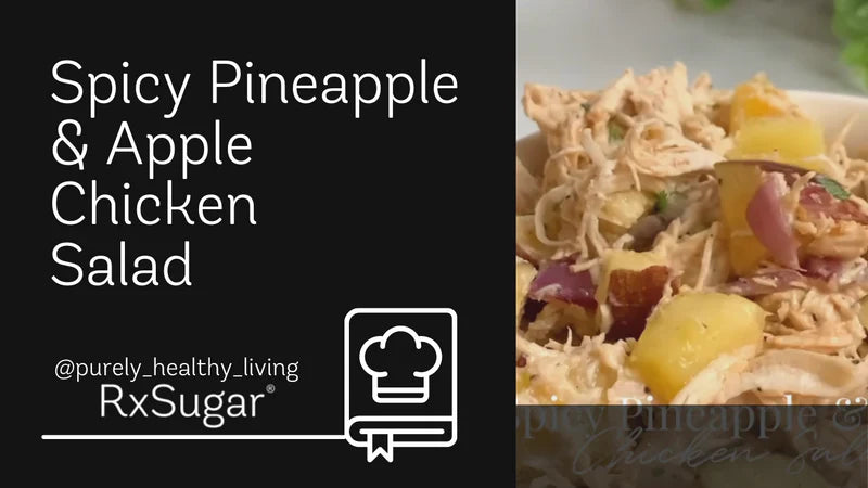 Spicy Pineapple & Apple Chicken Salad by @purely_healthy_living on Instagram