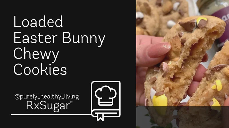 Loaded Easter Bunny Chewy Cookies by @purely_healthy_living on Instagram