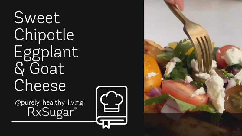 Sweet Chipotle Eggplant & Goat Cheese by @purely_healthy_living on Instagram