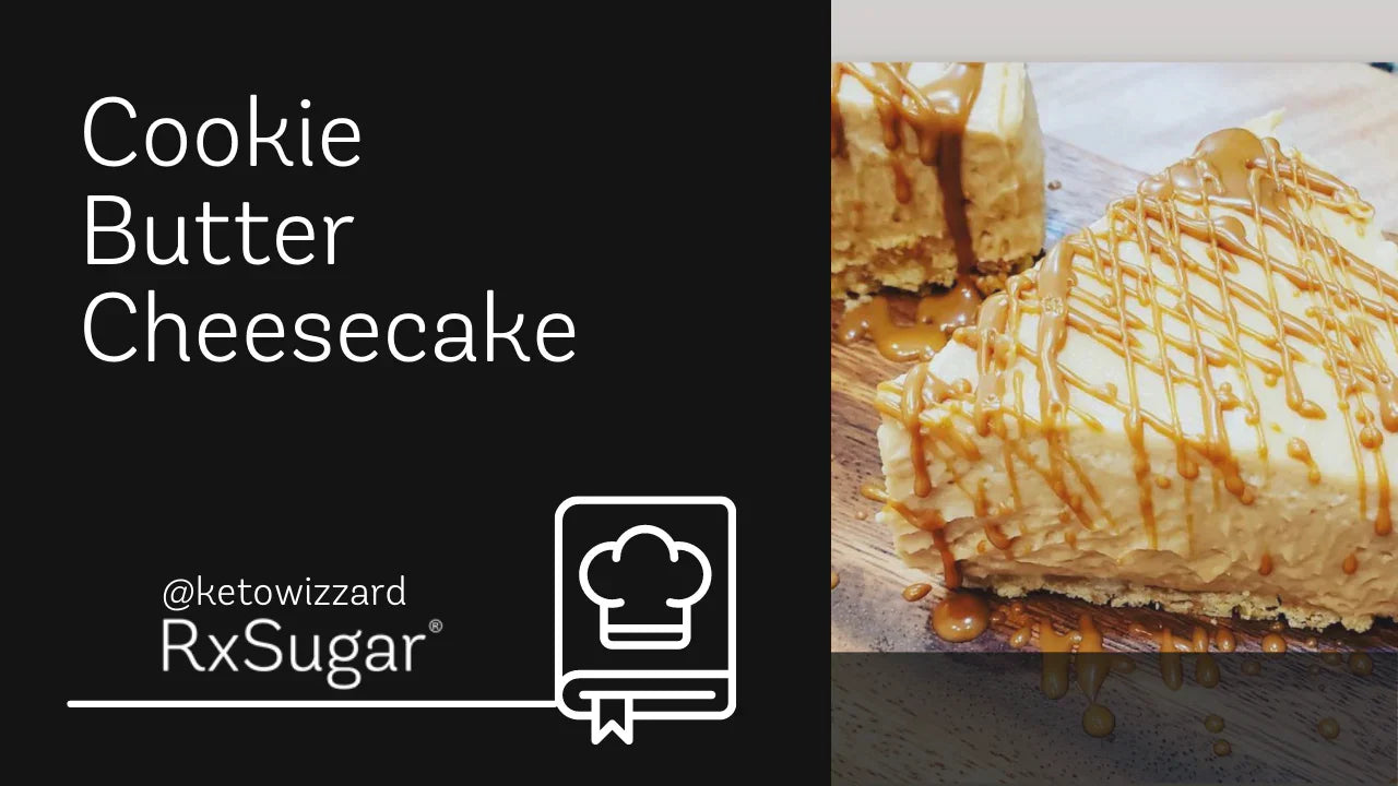 Cookie Butter Cheesecake by @ketowizzard on Instagram