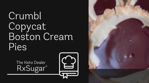 Keto Dasha April Crumbl Copycat Boston Cream Pies