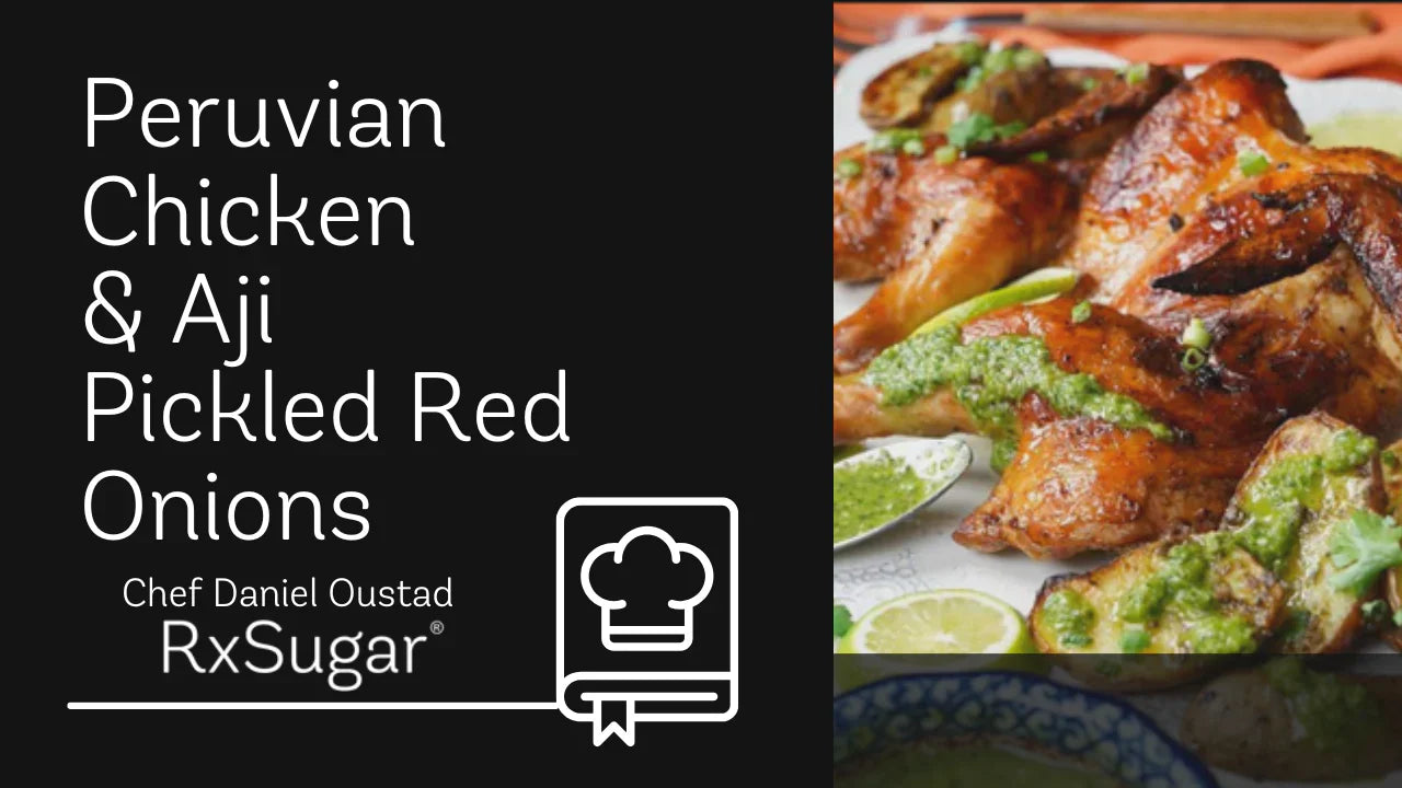 Peruvian Chicken with Aji & Pickled Red Onions