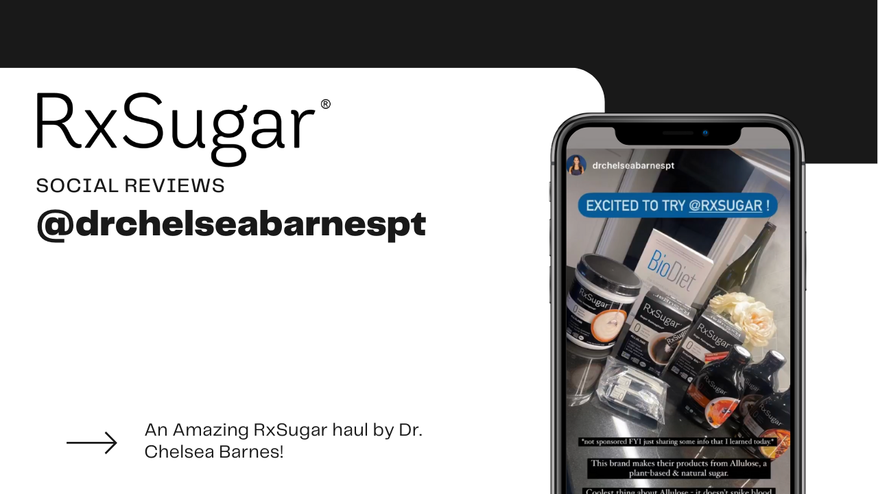 @drchelseabarnespt can't WAIT to try RxSugar!