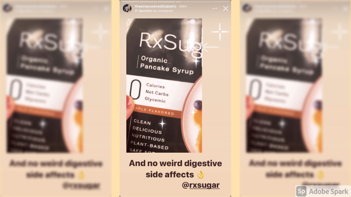 Theempowereddiabetic - RxSugar Organic Pancake Syrup