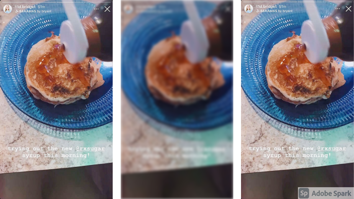 Type 1 Bridget is OBSESSED with her RxSugar Organic Pancake Syrup