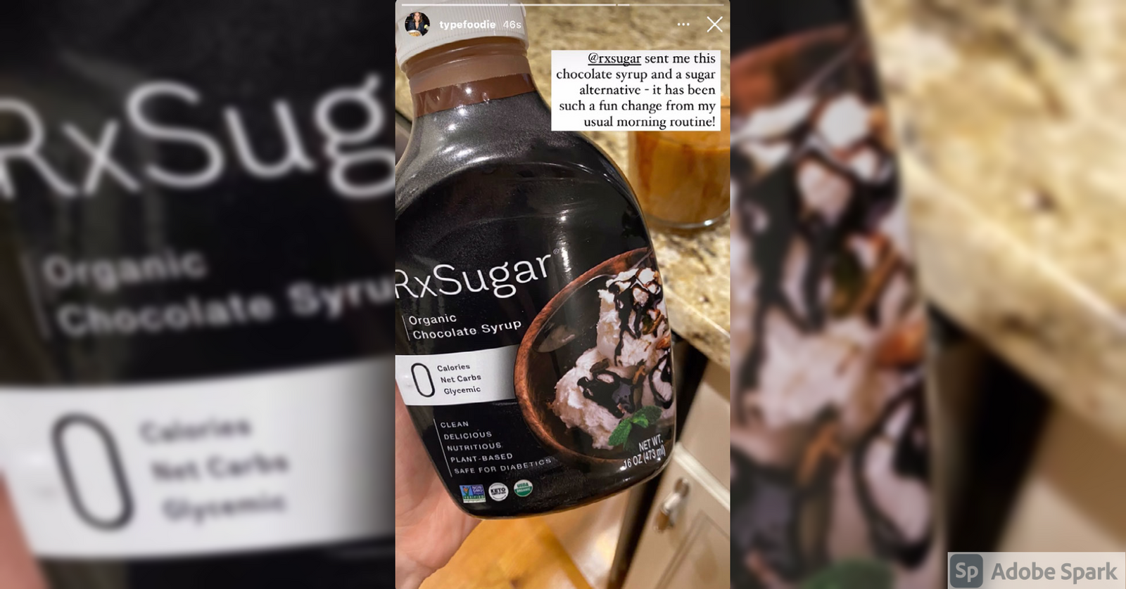 TypeFoodie Obsessing Over The RxSugar Organic Chocolate Syrup