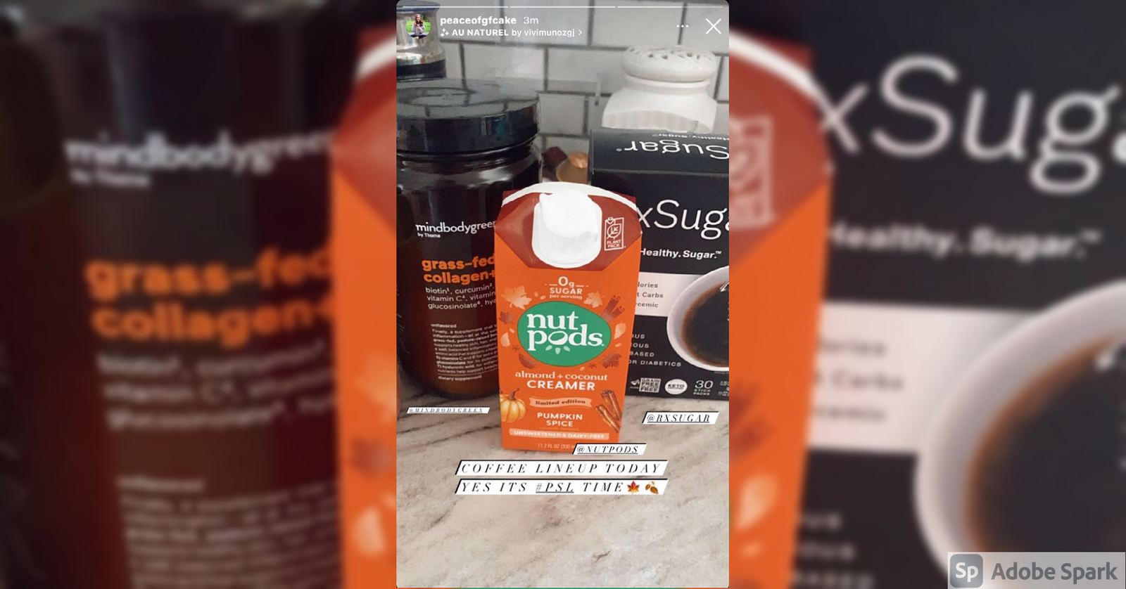 PeaceOfGfCake Loving The RxSugar Sugar Stick Pack In Her Coffee