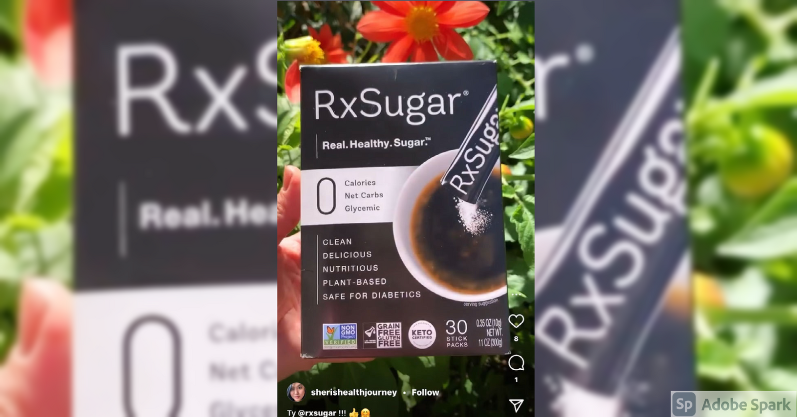 Sherishealthjourney Loving Her RxSugar Package