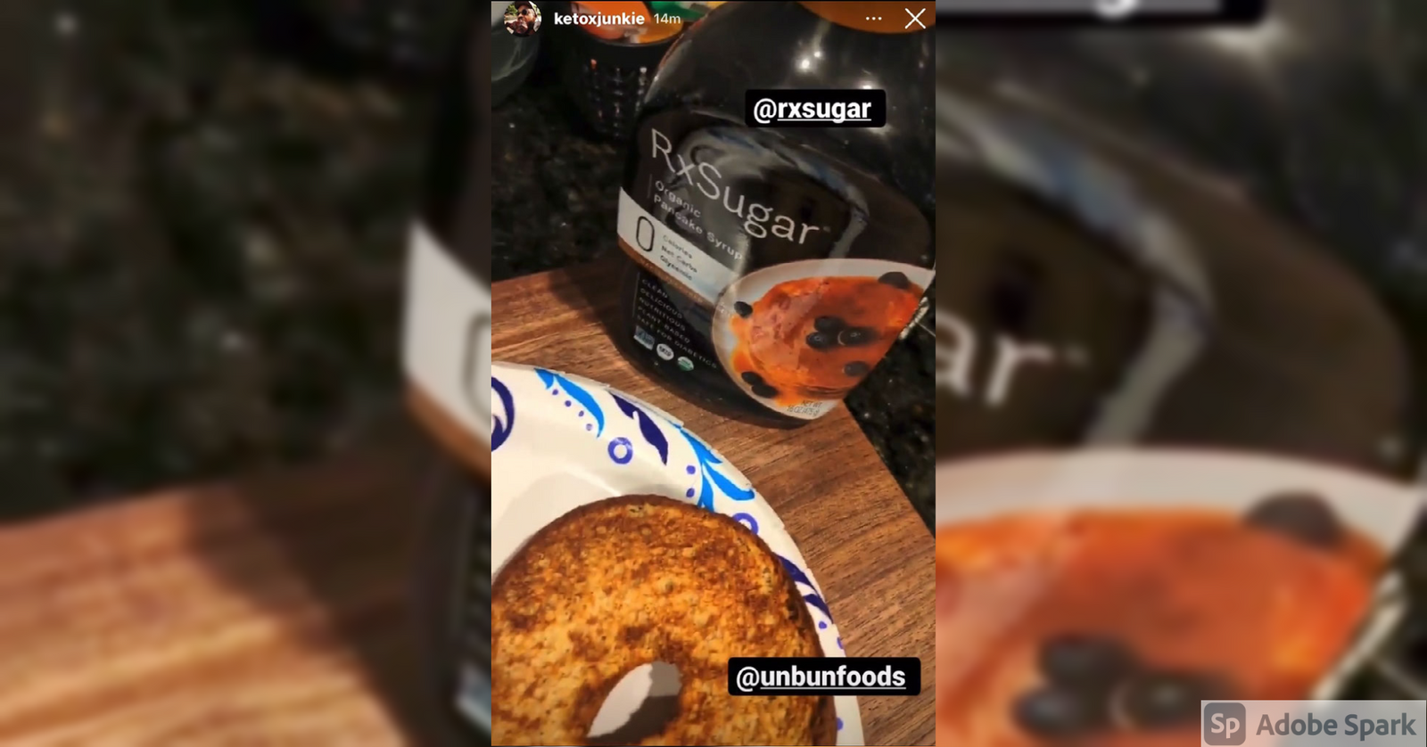 Ketoxjunkie Loving His RxSugar Organic Pancake Syrup