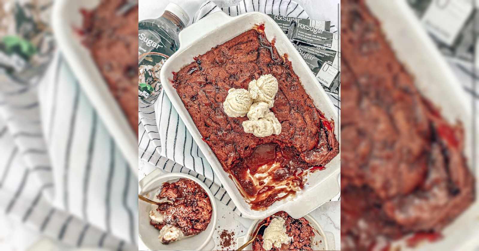 Her Healthy Spoon Using Her RxSugar In Her Chocolate Cobbler Recipe!