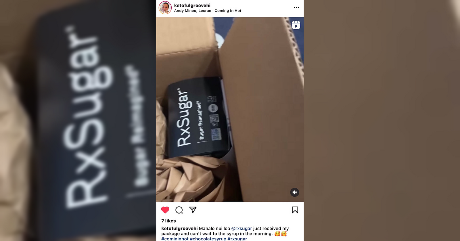 Ketoful Groove Hi Opening Up Her RxSugar Goodies