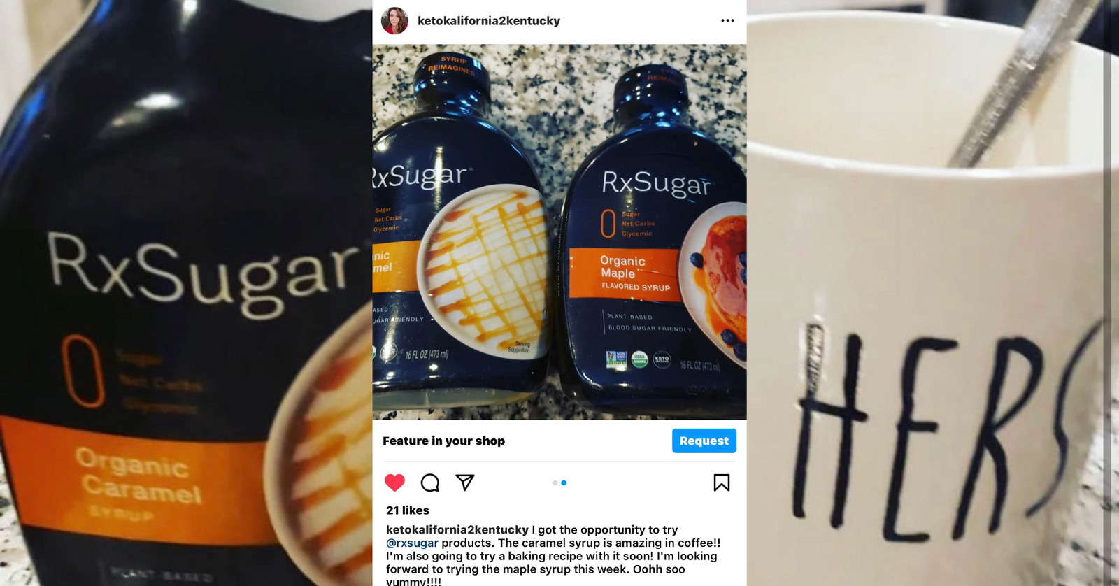Keto Kalifornia 2 Kentucky Loving Her New RxSugar In Her Coffee!