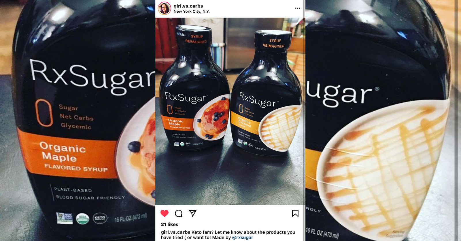 Girl Vs. Carbs Recieving Her New RxSugar!