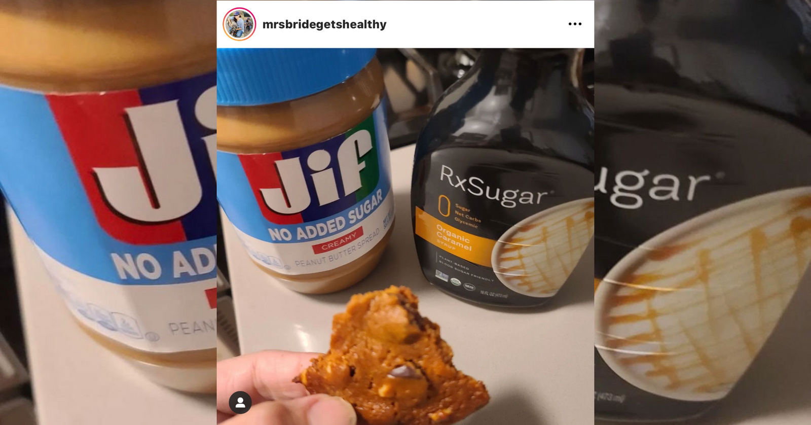 Mrsbridegetshealthy Two Ingredient Cookies Using Her RxSugar Caramel!