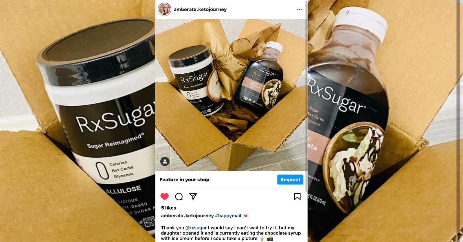 Amber ATX Keto Journey Getting Her New RxSugar