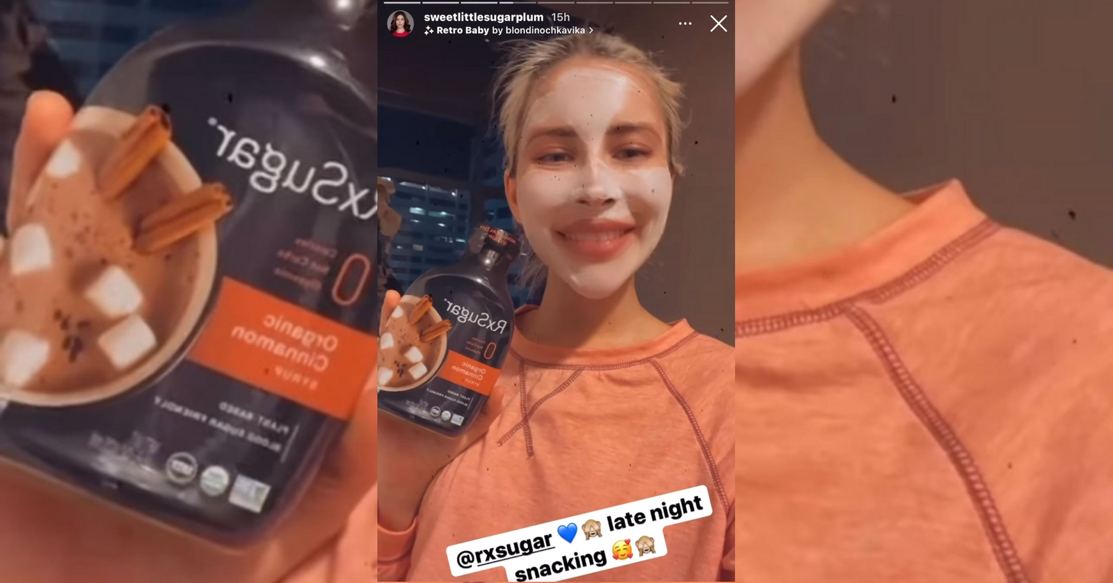 Sweet Little Sugar Plum On IG Hyping Up Her RxSugar (300k)
