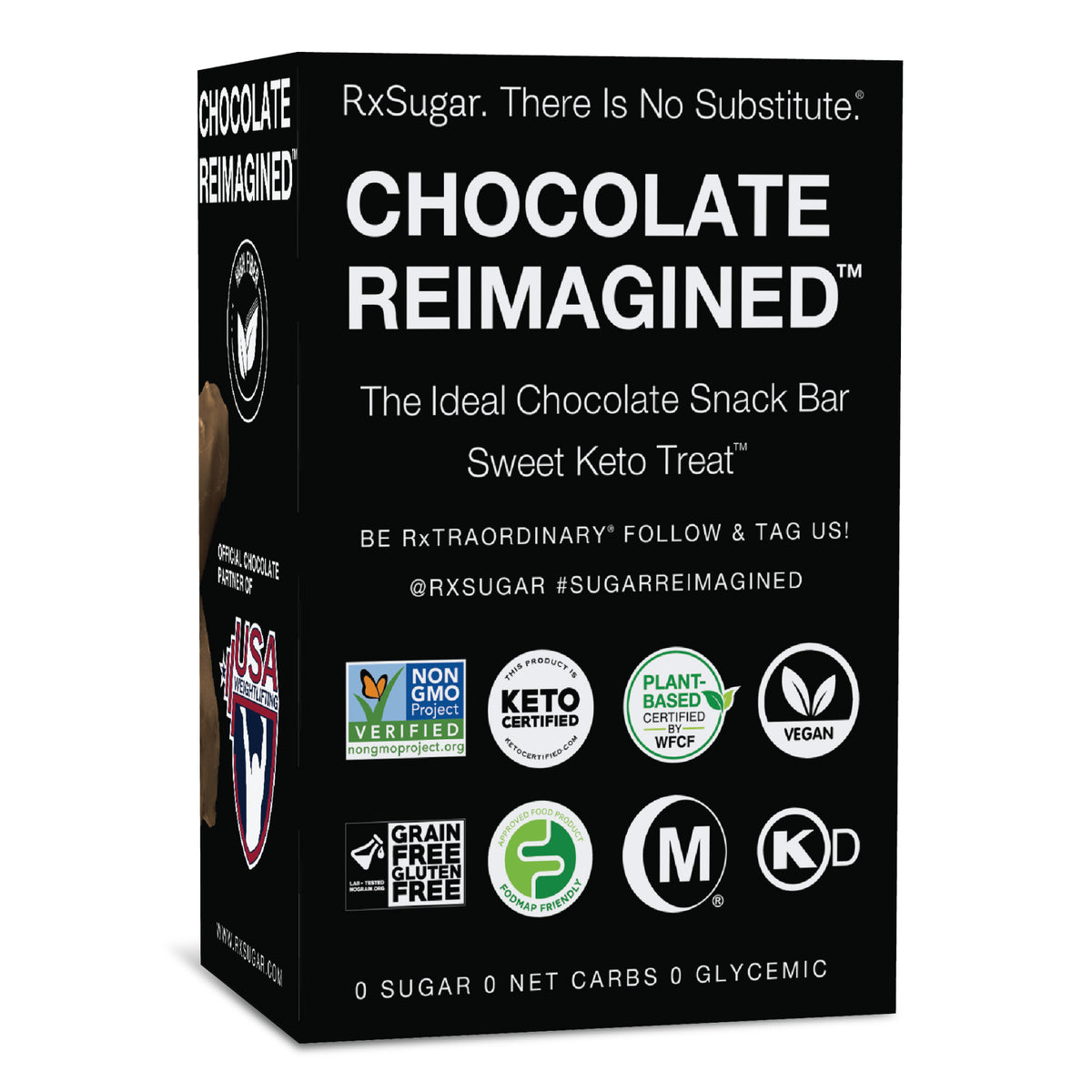 RxSugar Carton Swealthy Snax Back